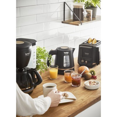 Електрочайник Tefal Includeo 1л, пластик, чорний (KI533811)