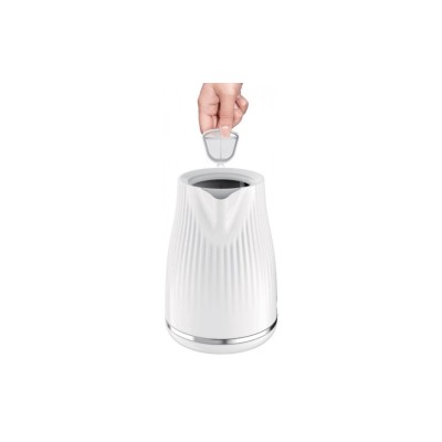 Електрочайник Tefal Loft 1.7л, Strix, пластик, білий (KO250130)
