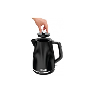 Електрочайник Tefal Loft 1.7л, Strix, пластик, чорний (KO250830)