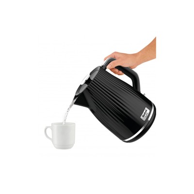 Електрочайник Tefal Loft 1.7л, Strix, пластик, чорний (KO250830)