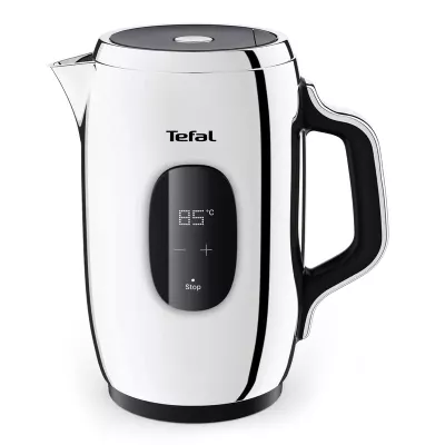 Електрочайник Tefal Majestuo 1.5л, з подвійними стінками, 9 темп.реж, підтримка температури, сенc. управління, нержавіюча сталь 