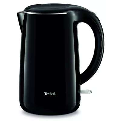 Електрочайник Tefal Safe`tea 1.7л, Strix, пластик, чорний глянець (KO260830)