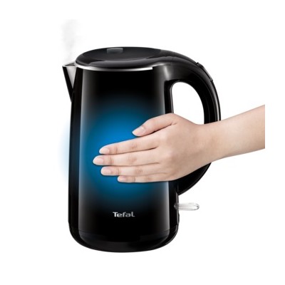 Електрочайник Tefal Safe`tea 1.7л, Strix, пластик, чорний глянець (KO260830) Електрочайник Tefal Safe`tea 1.7л, Strix, пластик, чорний глянець (KO260830)