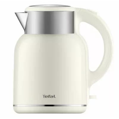 Електрочайник Tefal Thermo Protect XL, 1.9л, пластик, нержавіюча сталь, бежевий (KO190AE0)