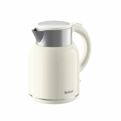 Електрочайник Tefal Thermo Protect XL, 1.9л, пластик, нержавіюча сталь, бежевий (KO190AE0)
