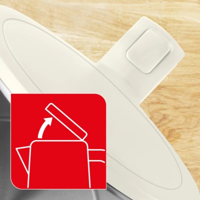 Електрочайник Tefal Thermo Protect, 1.5л, пластик, нержавіюча сталь, світло-бежевий (KO140AE0)