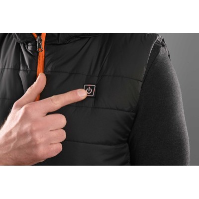 Жилет з підігрівом 2E Heat Power Plus Black з капюшоном, розмір XL