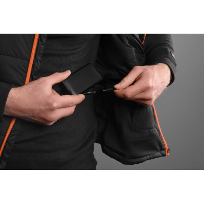 Жилет з підігрівом 2E Heat Power Plus Black з капюшоном, розмір XXL