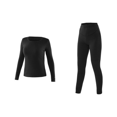Жіноча термобілизна з підігрівом 2E eFiber for Women Black, розмір XL