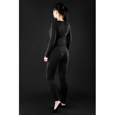 Жіноча термобілизна з підігрівом 2E eFiber for Women Black, розмір XL