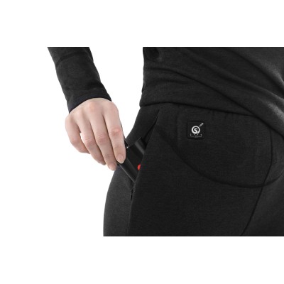 Жіноча термобілизна з підігрівом 2E eFiber for Women Black, розмір XL