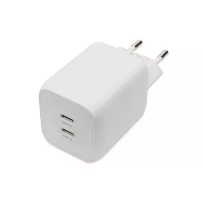 Зарядний пристрій DIGITUS 2хUSB-C, 65W, GaN