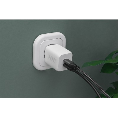 Зарядний пристрій DIGITUS 2хUSB-C, 65W, GaN
