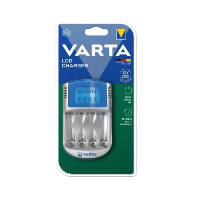 Зарядний пристрій Varta LCD Charger АА/АААх4 (57070201401)