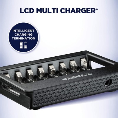 Зарядний пристрій Varta LCD Multi Charger PLUS АА/АААх8 (57681101401)