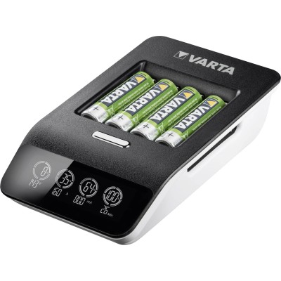 Зарядний пристрій Varta LCD Ultra Fast Plus Charger 4хNI MH AA2100 мА•год (57685101441)