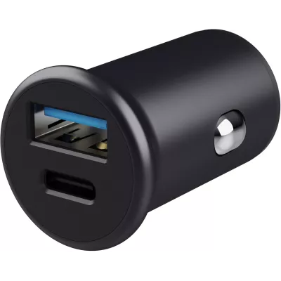 Зарядний пристрій автомобільний Trust 38Вт USB-A/USB-C PD, QC, чорний