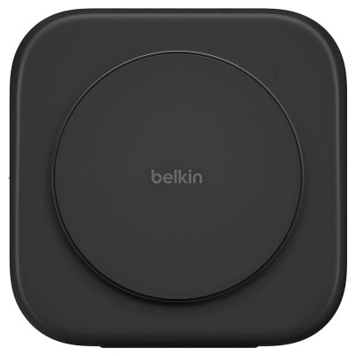Зарядний пристрій бездротовий Belkin 3в1 Travel Pad Wireless Qi2 15Вт, чорний (WIZ024VFBK)