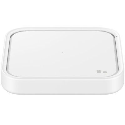 Зарядний пристрій бездротовий Samsung 15Вт з блоком живлення, білий (EP-P2400TWEGEU)