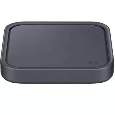 Зарядний пристрій бездротовий Samsung 15Вт з блоком живлення, сірий темний (EP-P2400TBEGEU)