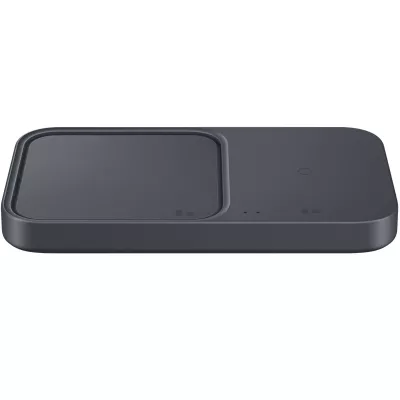 Зарядний пристрій бездротовий Samsung Duo 15Вт з блоком живлення, сірий темний (EP-P5400TBEGEU)