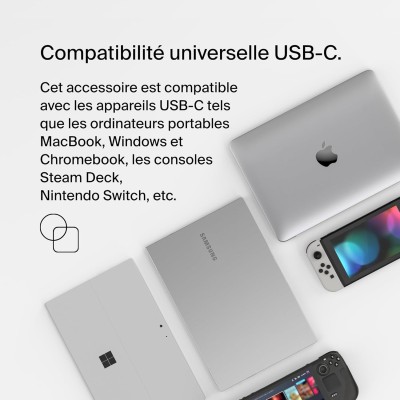 Зарядний пристрій мережевий Belkin 100Вт USB-С GAN PD PPS, кабель USB-C 2м, чорний OEM (INC016VFBK)
