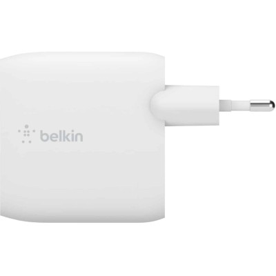 Зарядний пристрій мережевий Belkin 24Вт 2хUSB-A, кабель USB-A > Lightning, 1м, білий (WCD001VF1MWH)