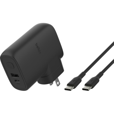 Зарядний пристрій мережевий Belkin 25Вт USB-С PD, PowerBank 5000мА·год, кабель USB-C > USB-C, 1м, чорний (BPZ003BT1MBK-B6) Зарядний пристрій мережевий Belkin 25Вт USB-С PD, PowerBank 5000мА·год, кабель USB-C > USB-C, 1м, чорний (BPZ003BT1MBK-B6)