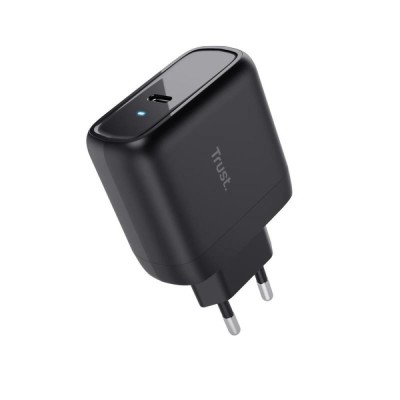 Зарядний пристрій мережевий Trust Maxo 65Вт, USB-C PD, чорний (24817_TRUST) Зарядний пристрій мережевий Trust Maxo 65Вт, USB-C PD, чорний (24817_TRUST)