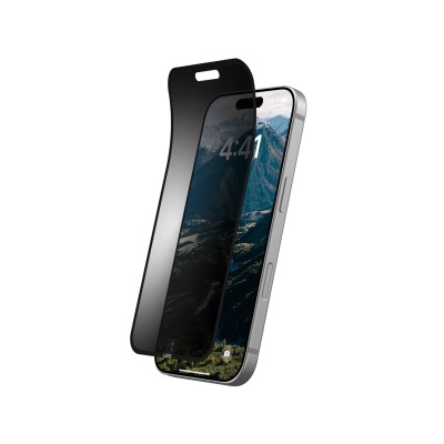 Захисна плівка анти-шпигун UAG для iPhone 16 Pro, Removable Privacy, Glass - Tint (14436811NA)