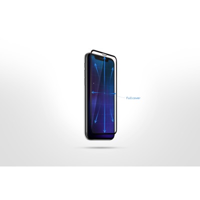 Захисне скло 2E для iPhone 14 Plus, 2.5D FCFG, (1 Pack), чорна рамка (2E-IP-14PL-6.7-SMFCFG-BB)