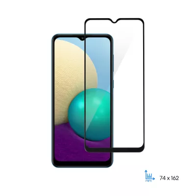 Захисне скло 2E для Samsung Galaxy A02 (A022), 2.5D FCFG, (1 Pack), чорна рамка (2E-G-A02-SMFCFG-BB)