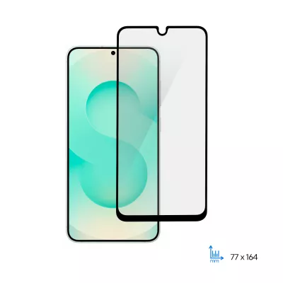 Захисне скло 2E для Samsung Galaxy A16 (A165) , 2.5D FCFG, (1 Pack), чорна рамка (2E-G-A16-SMFCFG-BB)