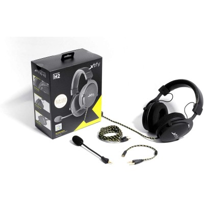 Ігрова гарнітура Xtrfy H2 (3.5mm/USB) (XG-H2) Black