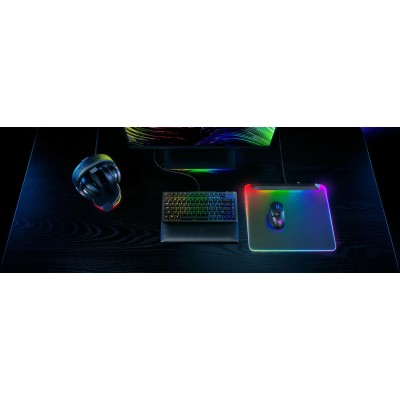 Ігрова поверхня Razer Firefly V2 Pro, М (360х278х4мм), RGB, чорний (RZ02-04920100-R3M1)