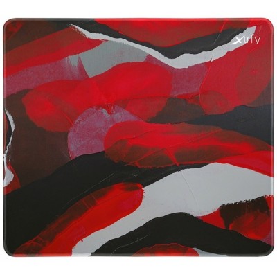 Ігрова поверхня Xtrfy GP4 Abstract Retro, L (460 x 400 x 4мм), червоний (XG-GP4-L-RETRO)