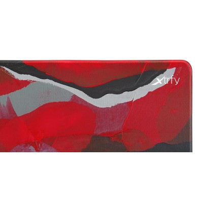 Ігрова поверхня Xtrfy GP4 Abstract Retro, L (460 x 400 x 4мм), червоний (XG-GP4-L-RETRO)