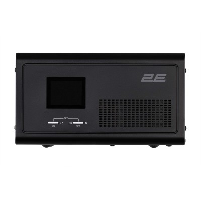 Інвертор 2E HI1600, 1600W, 24V - 230V, LCD, AVR, 2xSchuko + DC output (2E-HI1600)