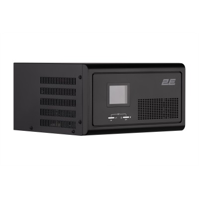 Інвертор 2E HI1600, 1600W, 24V - 230V, LCD, AVR, 2xSchuko + DC output (2E-HI1600)