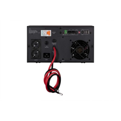 Інвертор 2E HI1600, 1600W, 24V - 230V, LCD, AVR, 2xSchuko + DC output (2E-HI1600)