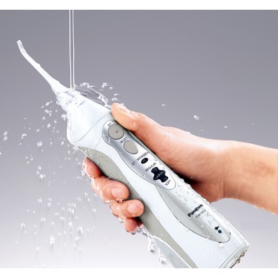 Іригатор Panasonic портативний, чаша 130 мл, аккум. в компл., сірий (EW1411H321)