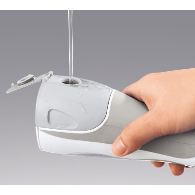 Іригатор Panasonic портативний, чаша 130 мл, аккум. в компл., сірий (EW1411H321)