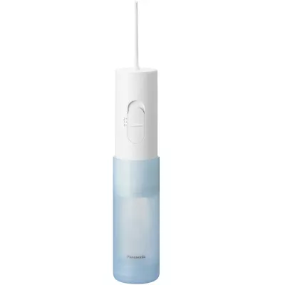 Іригатор Panasonic портативний, чаша 165 мл, 1хАА, біло-голубий (EW-DJ11-A520)