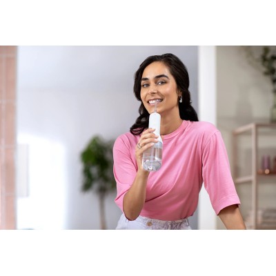 Іригатор Philips портативний Sonicare Cordless Power Flosser 3000, чаша 250 мл, чохол, 2 насадки , білий