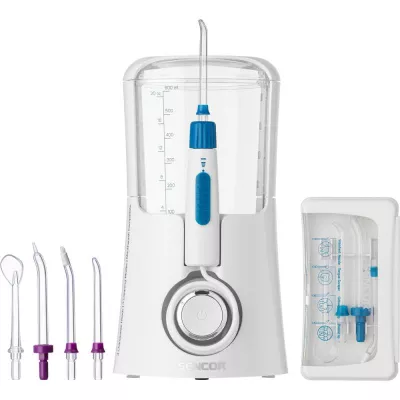 Іригатор Sencor стаціонарний, чаша 600 мл, від мережі , 5 насадки, білий (SOI3312WH)