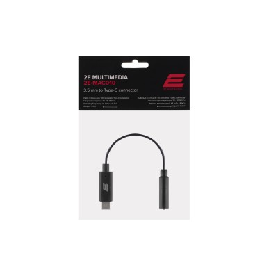Кабель 2E MAC010, 3.5mm to Type-C (2E-MAC010)