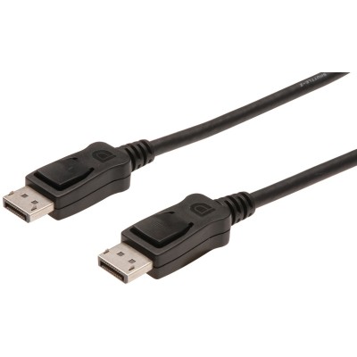 Кабель DIGITUS DisplayPort (AM/AM), 2м, чорний (AK-340100-020-S)
