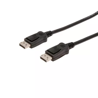 Кабель DIGITUS DisplayPort (M/M), 2м, чорний (AK-340103-020-S)