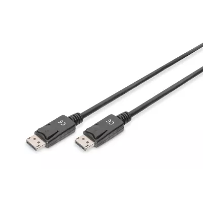 Кабель DIGITUS DisplayPort (M/M), 4K, 2м, чорний (DB-340100-020-S)