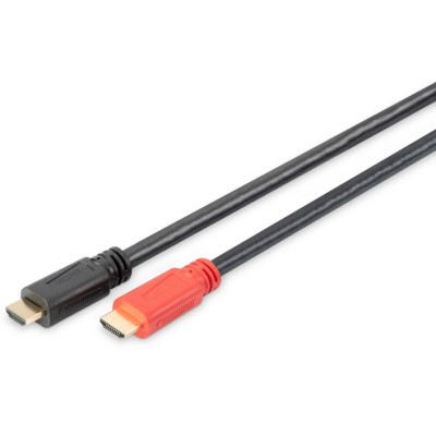Кабель DIGITUS HDMI (M/M), 4K, High speed, активний, 10м, чорний (AK-330118-100-S)